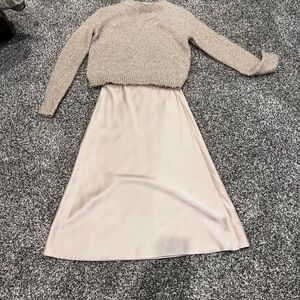 Rachel Zoe Metallic Knit Sweater